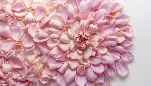 Lavender flower petals arranged as a decorative backdrop, ideal for romantic themes