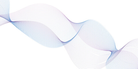 Abstract backdrop with wave gradient lines stock illustration