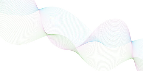 Abstract background vector colorful with dynamic waves for business design. Futuristic technology backdrop with network wavy lines.
