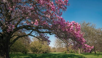 Obraz premium Oak Tree Branches, seasonal change