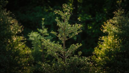 White cedar tree in a natural setting, showcasing the risk of erosion