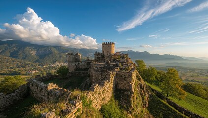 Ancient Byzantine fortress ruins of Peristera, archaeological significance, preservation