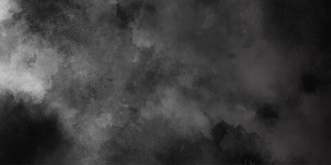 Fototapeta premium Abstract white and gray isolated cloud cumulus clouds. Gray aquarelle painted realistic fog or mist smoky textured canvas design. White and ash messy wall stucco texture background.