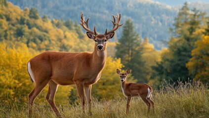 Rusa deer in a natural setting, showcasing the impact of habitat preservation