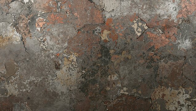 Loft-style metal surface with a rugged appearance, suitable for industrial design applications