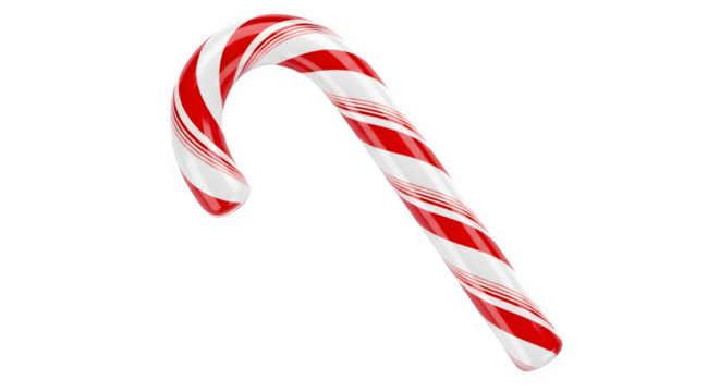 Sweeten holiday projects with this delicious red and white candy cane