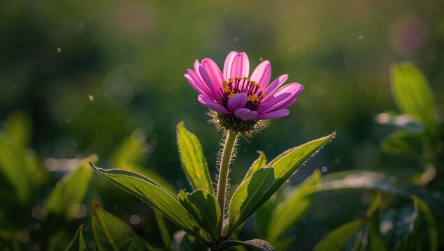 Springtime bloom, showcasing vibrant petals and fresh growth, ideal for seasonal themes