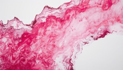 Vibrant pink marble ink textures on a white background, suitable for editorial layouts