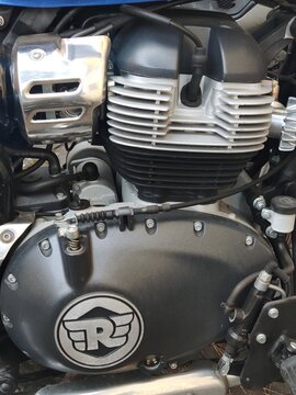 motorcycle engine close up