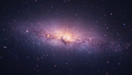 The cosmos glimmers like a holiday star, within a distant galaxy, seasonal change