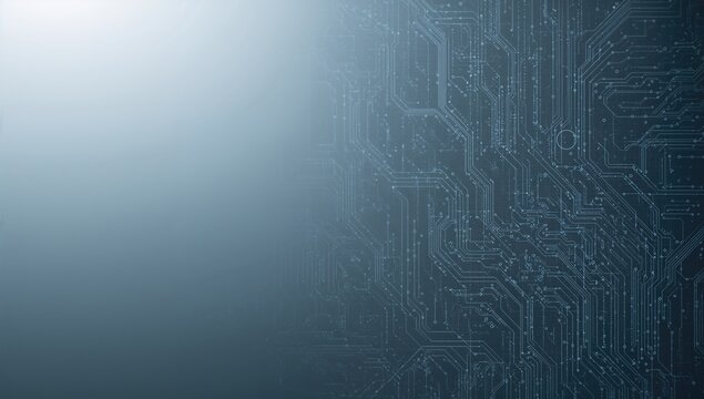 Gray cyber digital technology abstract background, suitable for UI backdrop