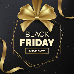 realistic black friday concept vector design illustration