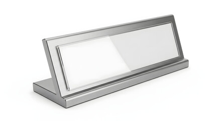 Fototapeta premium A modern nameplate, elegantly designed for displaying names or titles