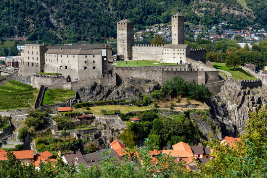 Castello di Montebello castle, Bellinzona, Switzerland