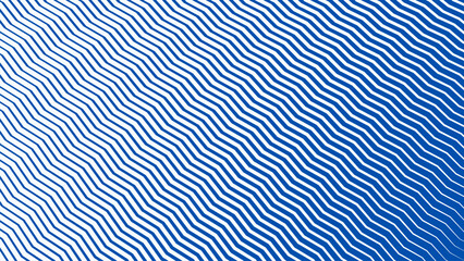 Blue and White Zigzag Stripes Line Abstract Background with Modern Dynamic Geometric Pattern Design