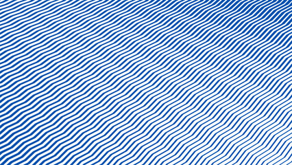 Blue and White Zigzag Stripes Line Abstract Background with Modern Dynamic Geometric Pattern Design