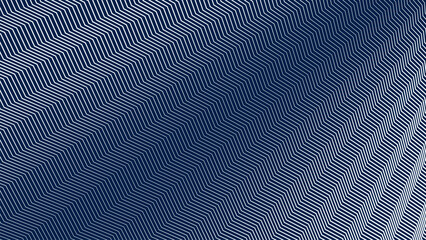 Blue and White Zigzag Stripes Line Abstract Background with Modern Dynamic Geometric Pattern Design