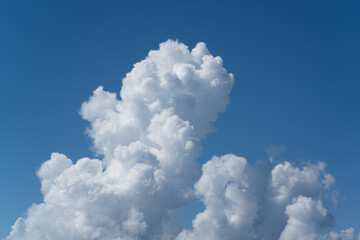 A beautiful cloudscape in the blue sky