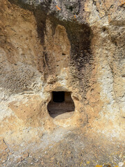Ancient Domus de Janas of Burdaga Asuni carved into Sardinia&rsquo;s rocky landscape