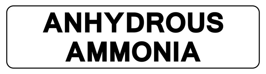 Anhydrous Ammonia Symbol Sign, Vector Illustration, Isolate On White Background, Label.EPS10