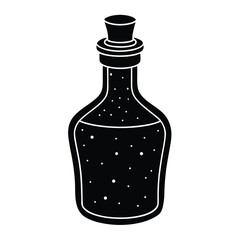 spice bottle on white background