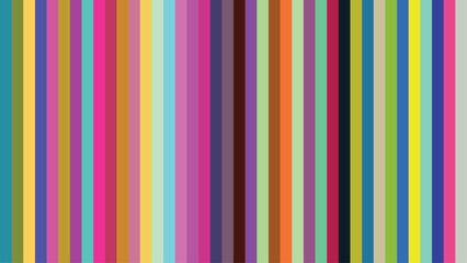 Vibrant Vertical Stripes Background with Multicolored Palette for Creative Designs