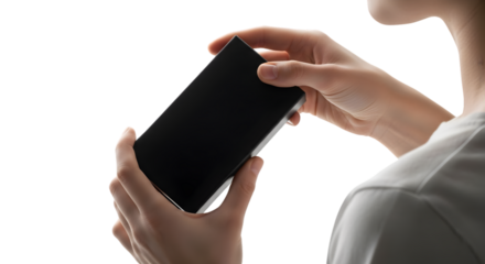 Person Holding Black Rectangular Object hands