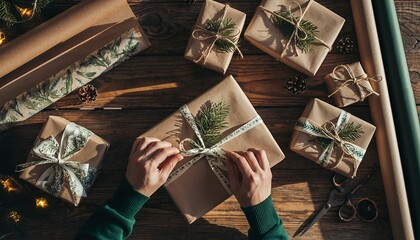Wrap holiday joy and create authentic moments with rustic holiday gifts, perfect for heartfelt Christmas cards and cozy seasonal promotions