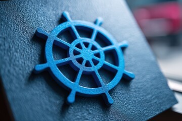 Kubernetes Brand Logo Displayed on Website Page: Illustrative Close-Up from New York, USA - 26 April 2021