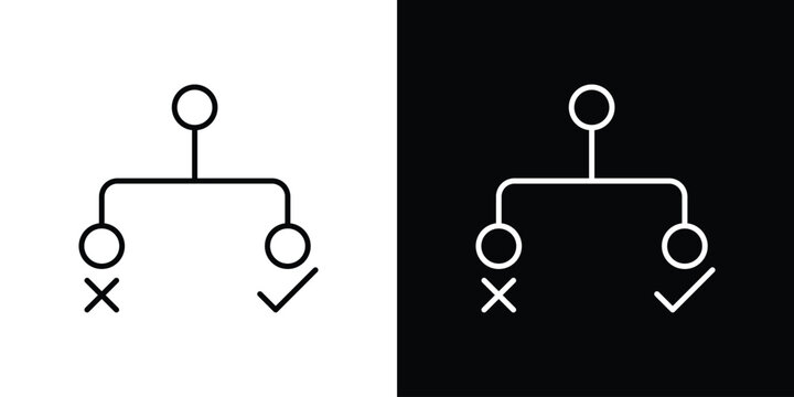 Condition icon. Line with editable stroke.
