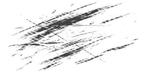 Abstract grunge scratch overlay texture with dark distressed diagonal lines