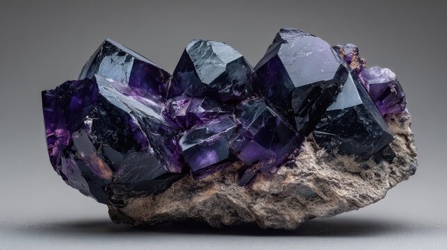 Exquisite Rare Sugilite Gemstone from Wessels Mine, South Africa &acirc;&euro;&ldquo; 4.7cm of Stunning Purple and Black Crystal Beauty
