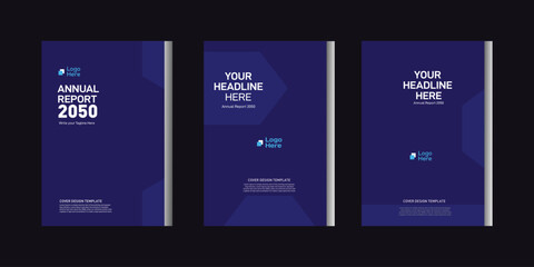 Professional Business Document Cover Template with Modern Style