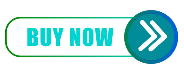 Buy now button. Green arrow element. Call action Vector. Online shopping graphic.