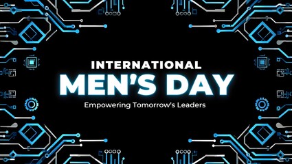 International Men’s Day Empowering Leaders Banner