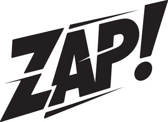 ZAP Comic Text Speed Effect Typography