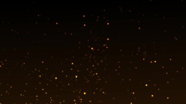 Flying sparks and coals from a fire. Firestorm texture. Bokeh lights on black background,Shiny incoming fire particles flying over black background. shot of flying fire sparks in the air,  bonfire fla
