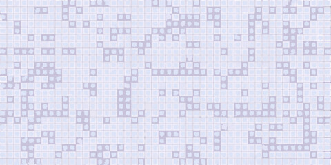 Abstract geometric pattern of light purple and white squares with a subtle textured effect