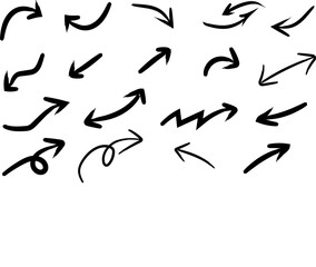 Dynamic abstract arrow design with bold colors and clean lines perfect for modern graphics and presentations