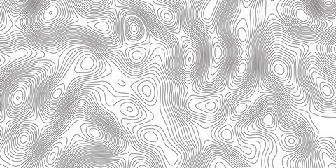 Abstract topographic contours map background. Panorama view gradient multicolor wave curve lines banner background design.