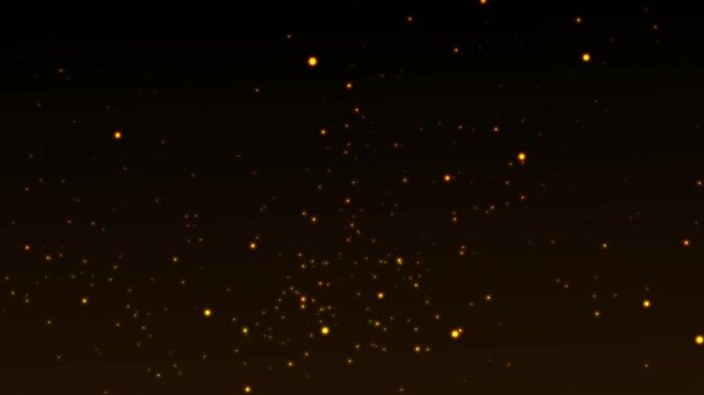 Flying sparks and coals from a fire. Firestorm texture. Bokeh lights on black background,Shiny incoming fire particles flying over black background. shot of flying fire sparks in the air,  bonfire fla