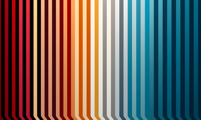 Vertical stripes of vibrant colors abstract background