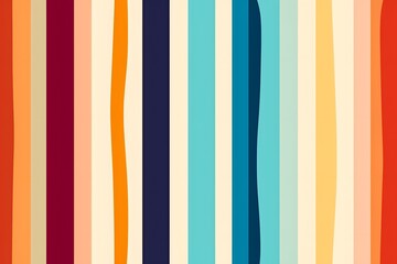Vibrant vertical stripes with a textured brush stroke effect