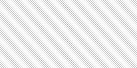 Obraz premium Thin slash line seamless pattern. Repeated fine diagonal lines background. Pinstripe linear wallpaper. Abstract tilted slanted stripes backdrop. Repeating oblique strip texture overlay. Vector