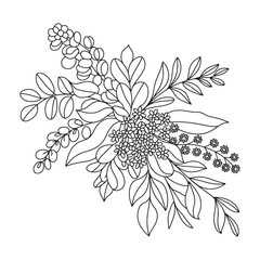 Elegant floral design with vibrant colors and classic typography for decorative projects