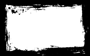 Abstract grunge frame. Black and beige Background template. Grunge border vector illustration