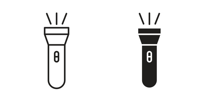 Flashlight Icon Vector
