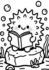 Magical Underwater World&rdquo; is a series of 15 coloring illustrations with a title page. This children&rsquo;s set features charming underwater characters and ocean scenes that inspire creativity.