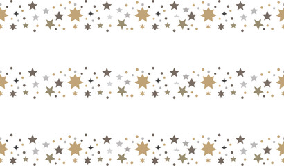 Festive Star Border A Decorative Element for Celebrations, Adding Charm and Elegance to Designs