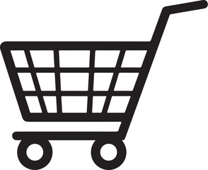 Trolley icon vector, illustration logo template in trendy style